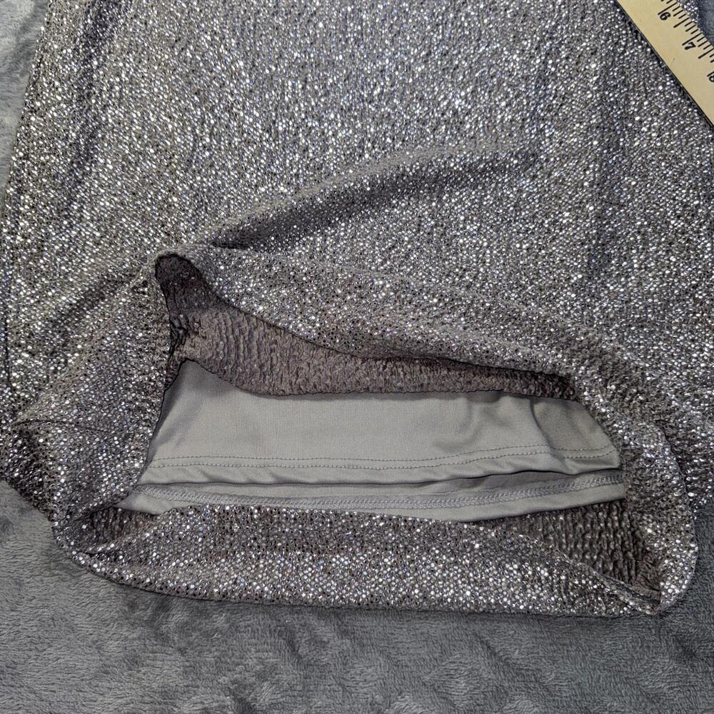 Caramela Sequin Cocktail Dress Silver, Fully Lined, Size M Never Worn ! - Picture 12 of 15